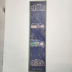 Seattle Seahawks Wood Vintage Wall Art